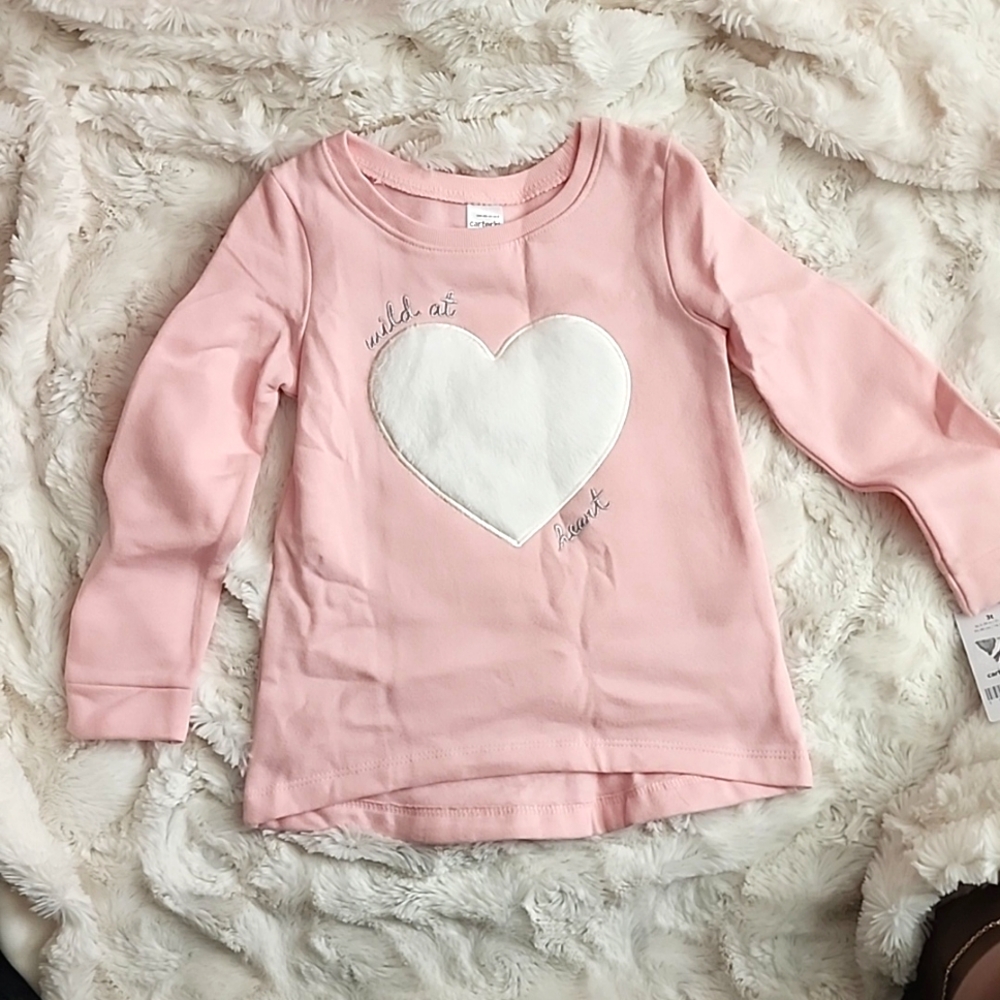 Toddler Girl's High-Low Pink Sweater